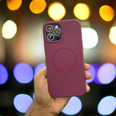 PLUM MAGSAFE SILICON CASE